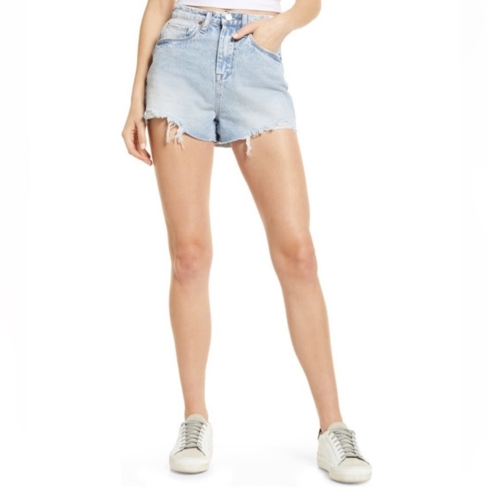 2/$20 * Women’sUltra High-Rise "The Reeve" Blue Denim Shorts, BLANKNYC. 27 waist